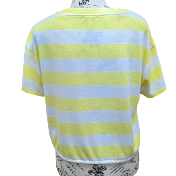 Love, Fire striped knit crop top - Picture 3 of 11